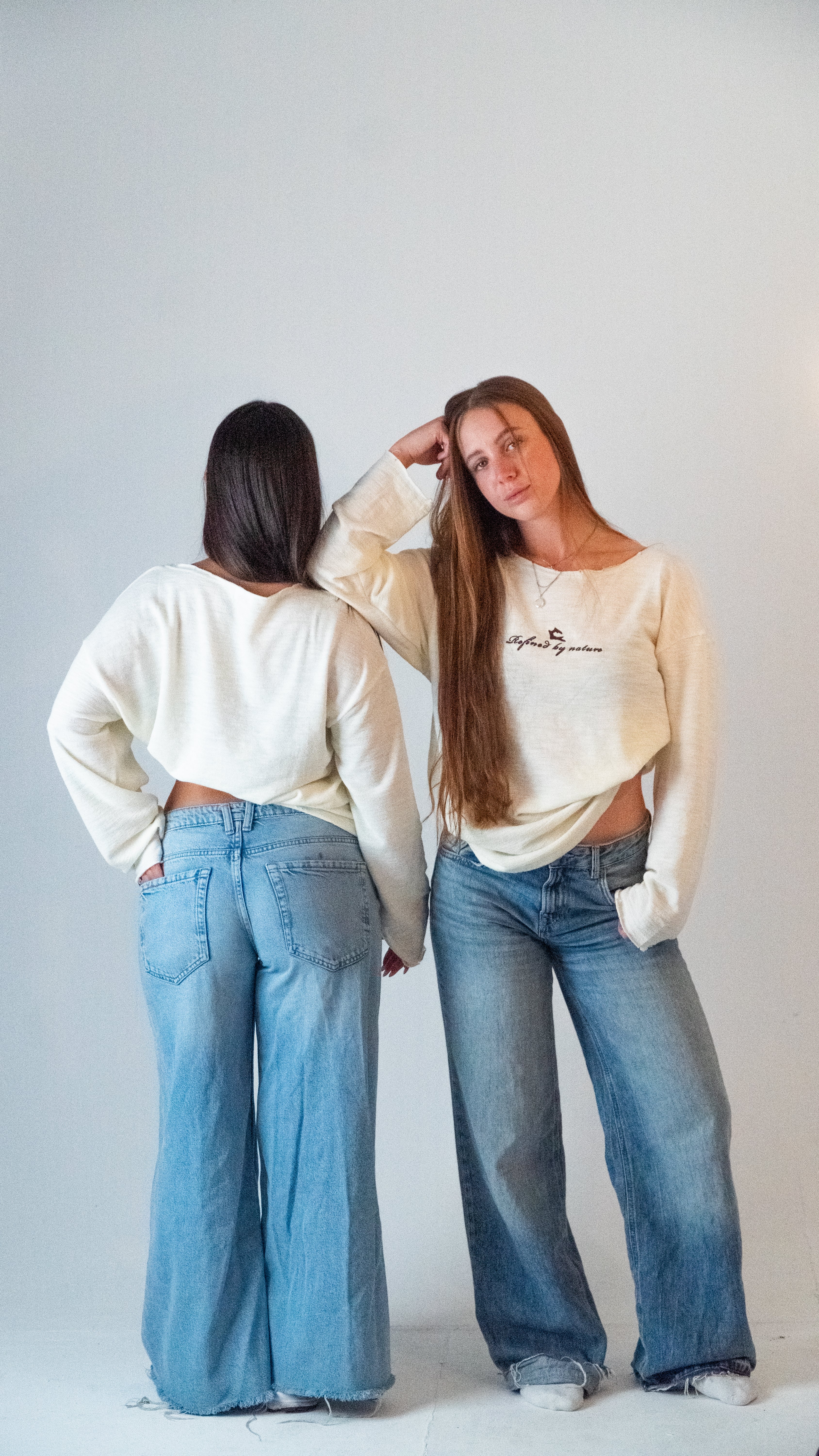 חולצת קלארו לבנה ארוכה