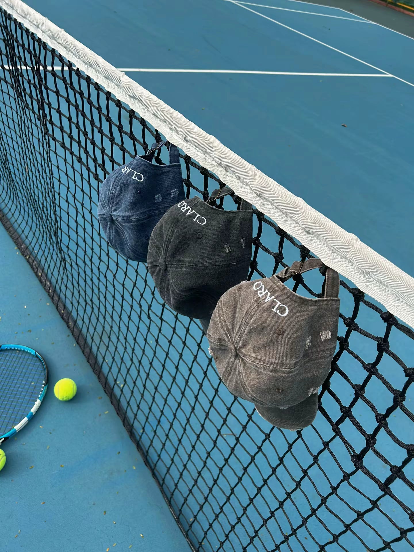 כובע קלארו משופשף שחור