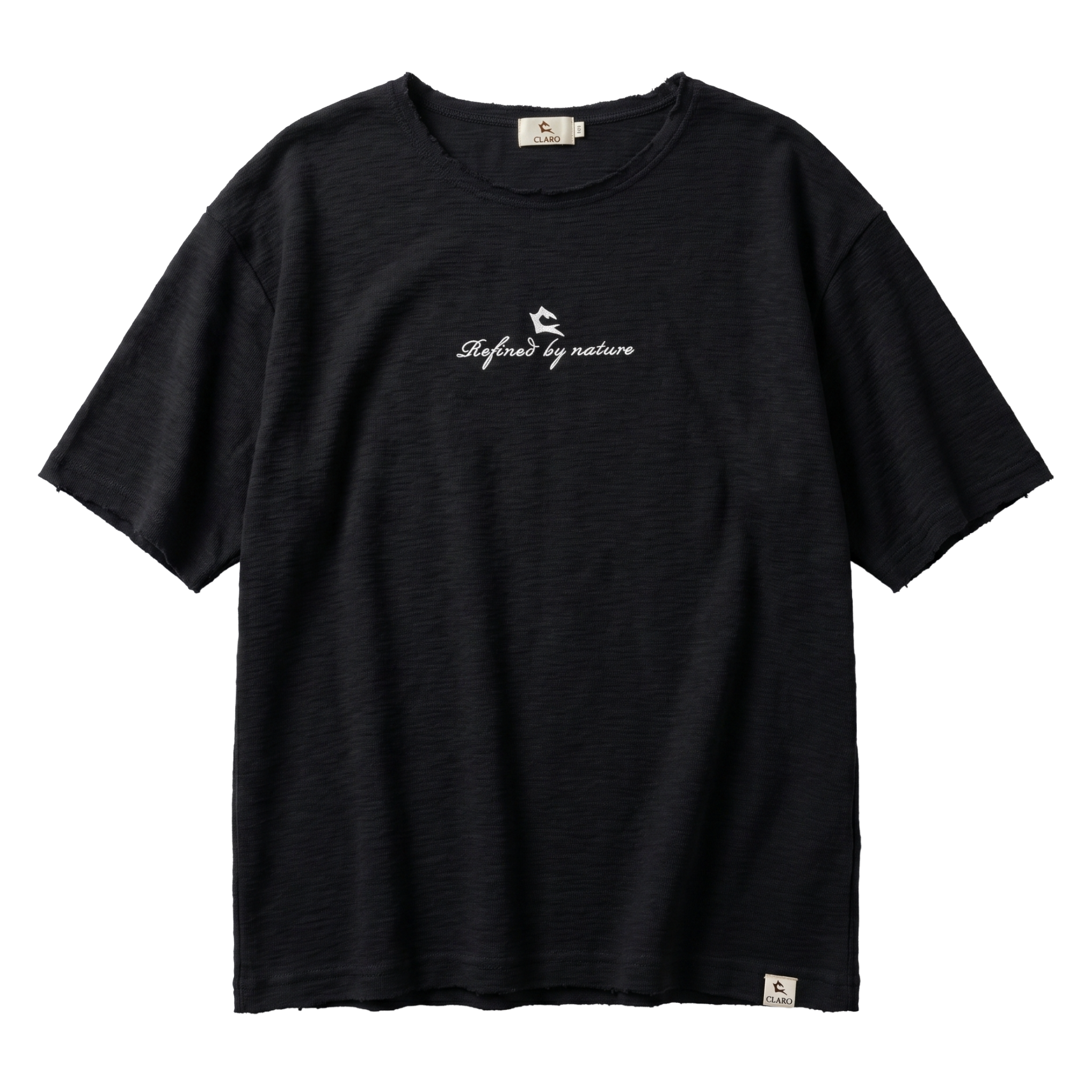 חולצת קלארו שחורה קצרה