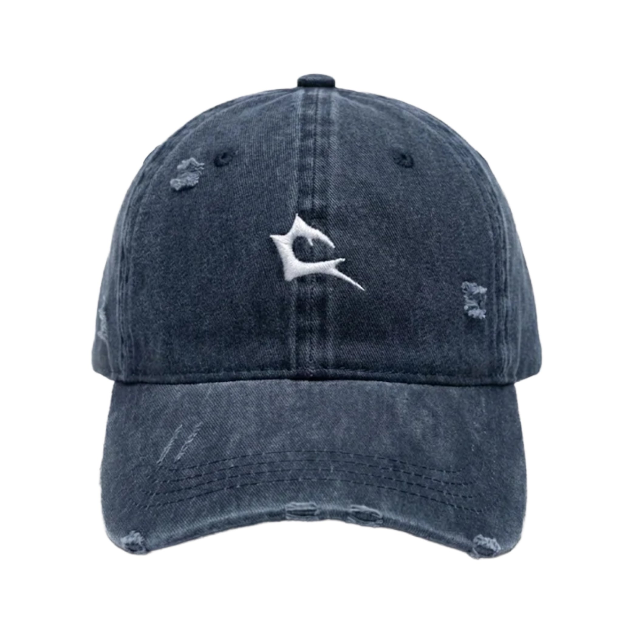 כובע קלארו משופשף כחול נייבי