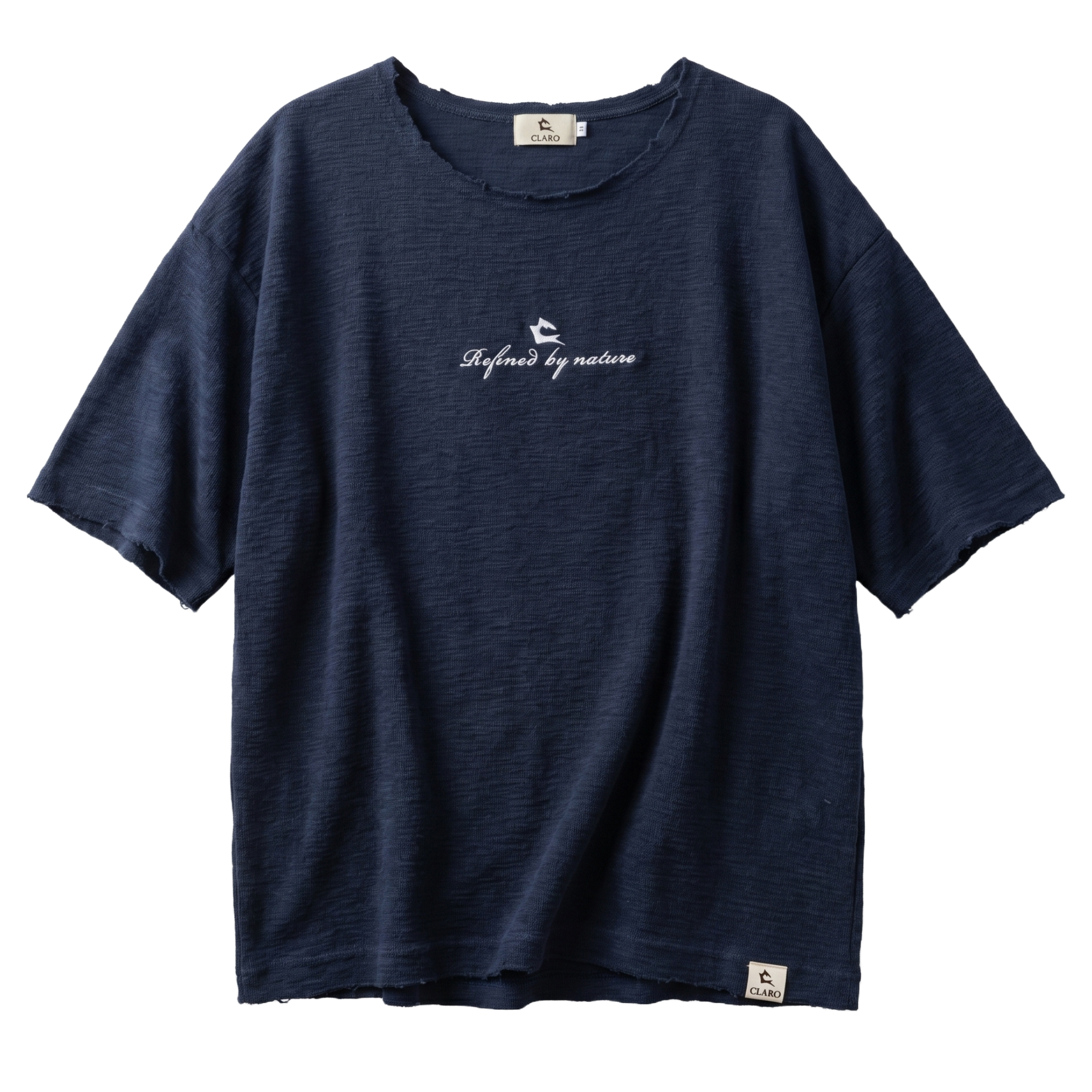 חולצת קלארו כחולה קצרה