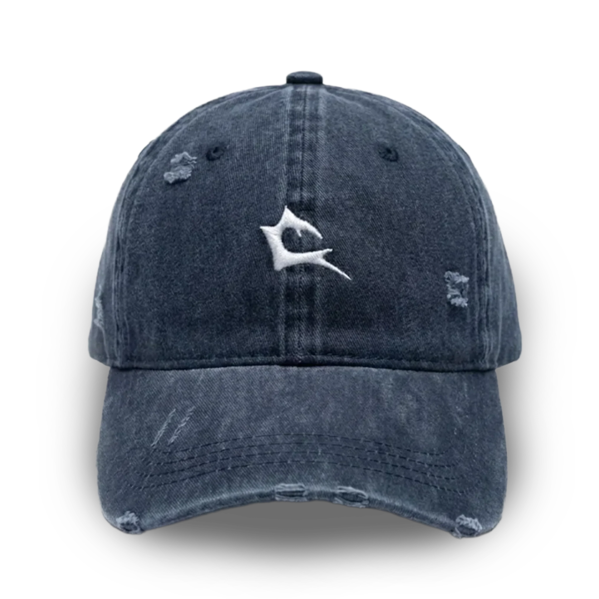 כובע קלארו משופשף כחול נייבי