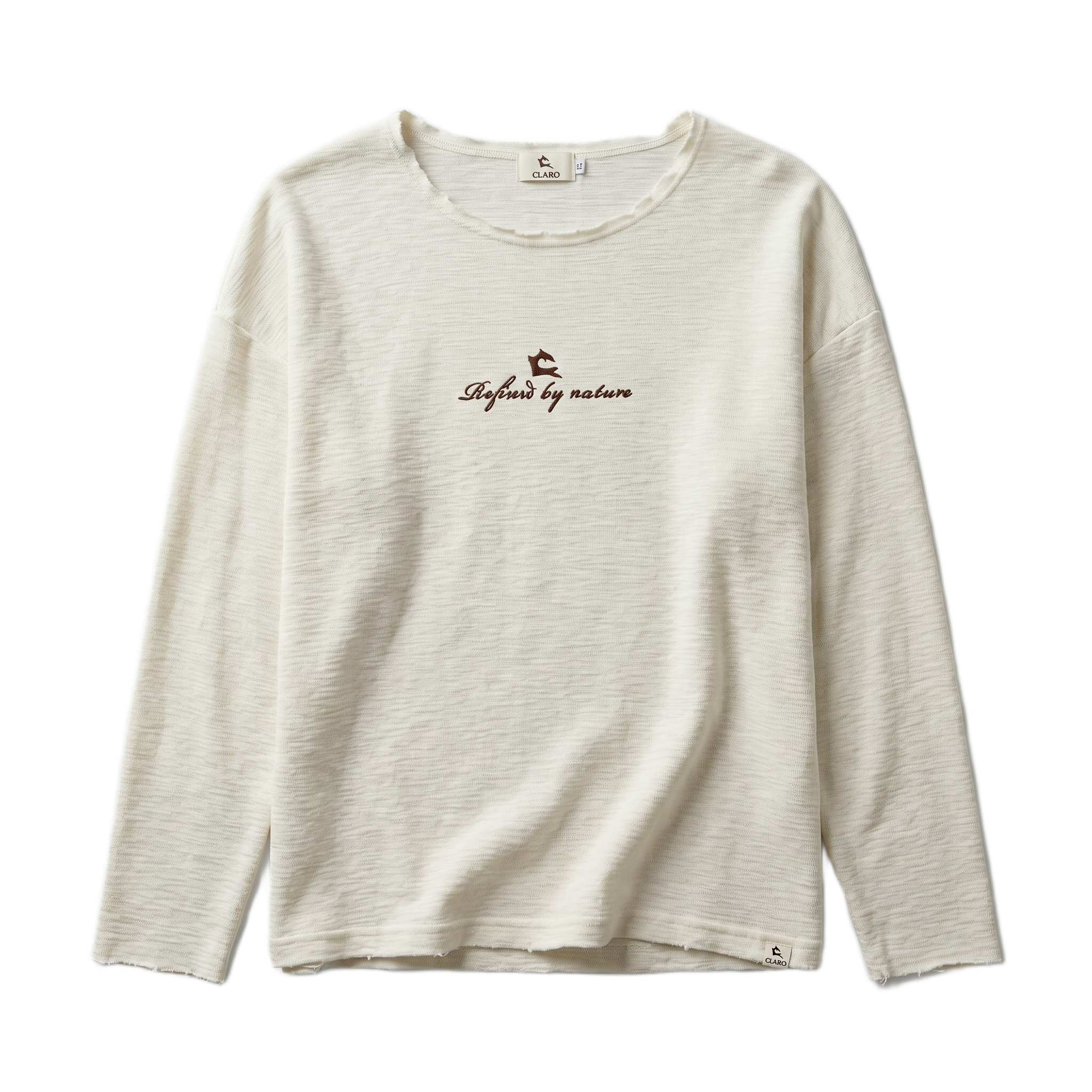 חולצת קלארו לבנה ארוכה