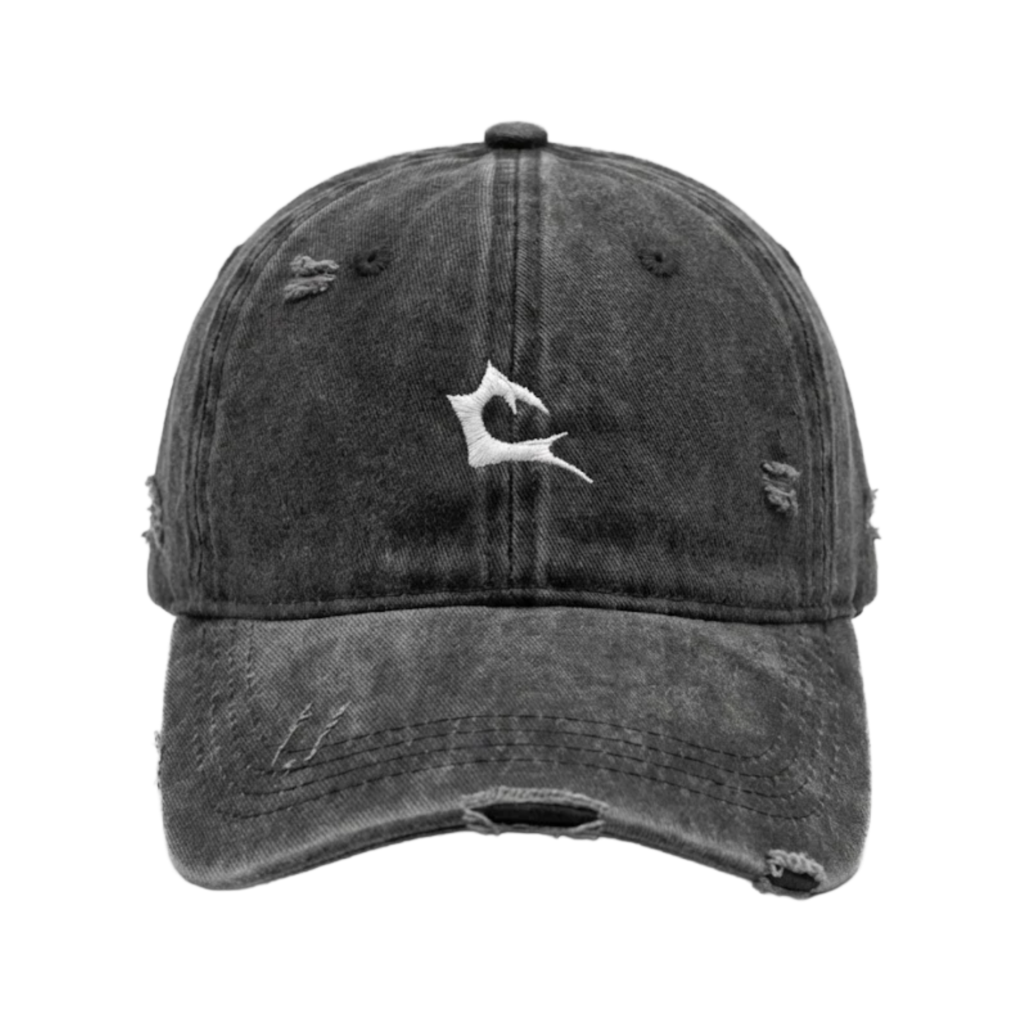 כובע קלארו משופשף שחור