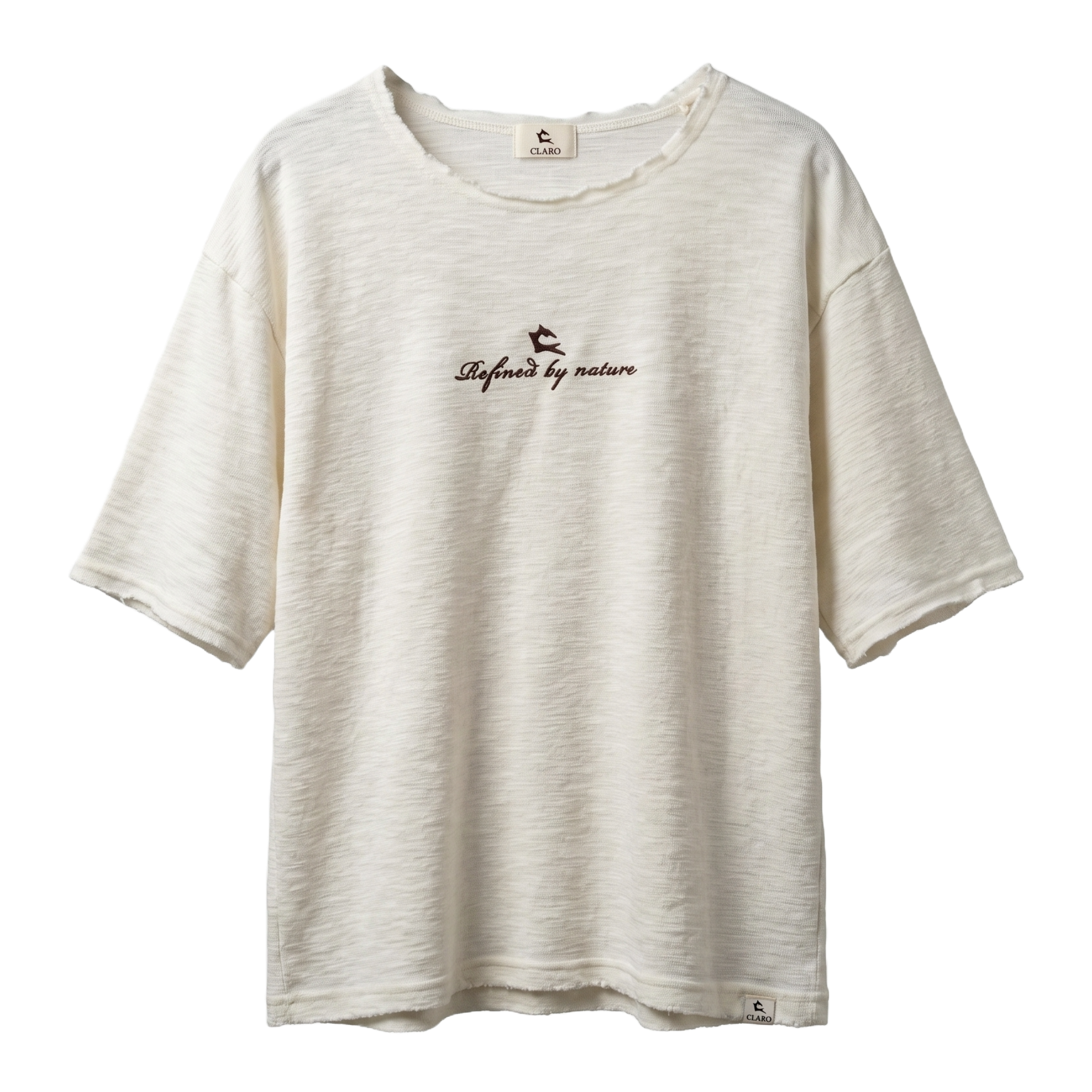 חולצת קלארו לבנה קצרה